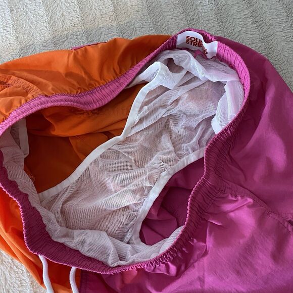 Solid & Striped Classic Straight Leg Color Block Swim Shorts Mens XXL - Picture 9 of 13